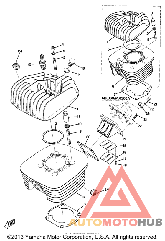 Cylinder - reed valve