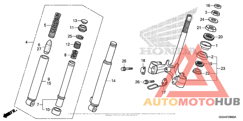Front Fork + Steering Stem