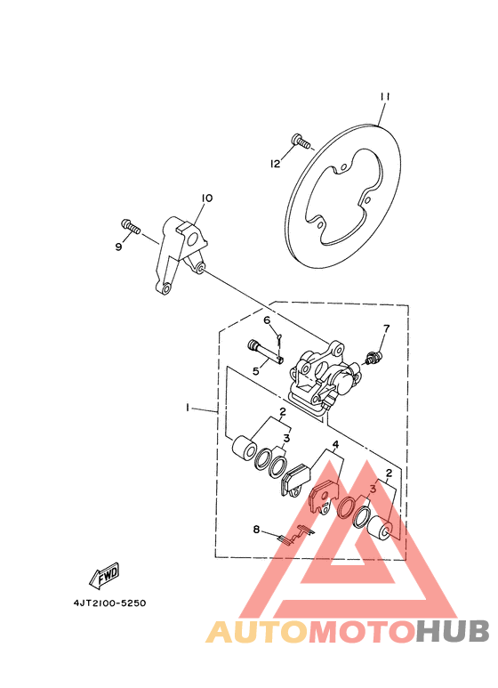 Задний суппорт