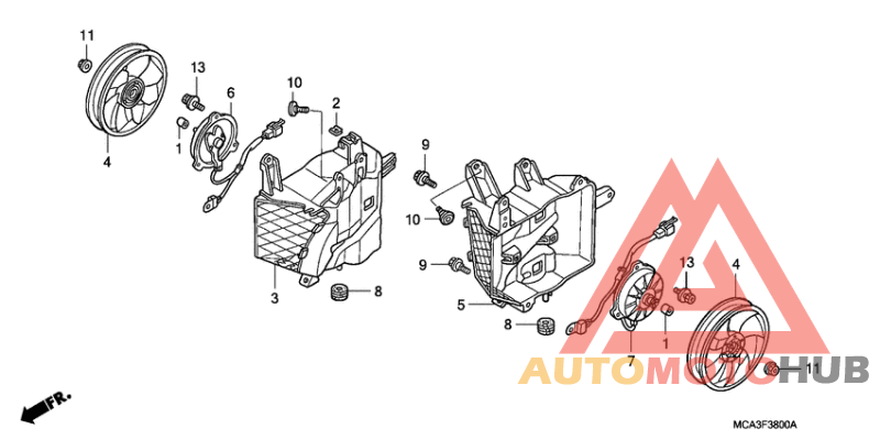 Вентилятор охлаждения
