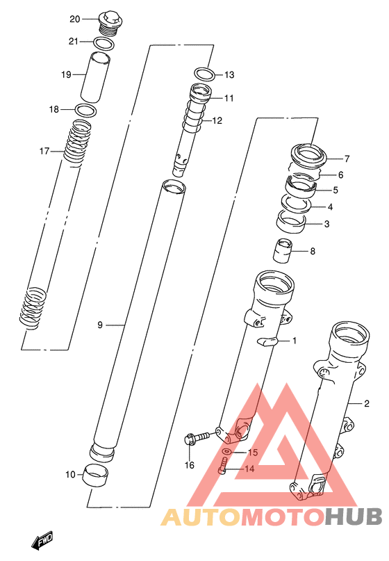 Передняя вилка