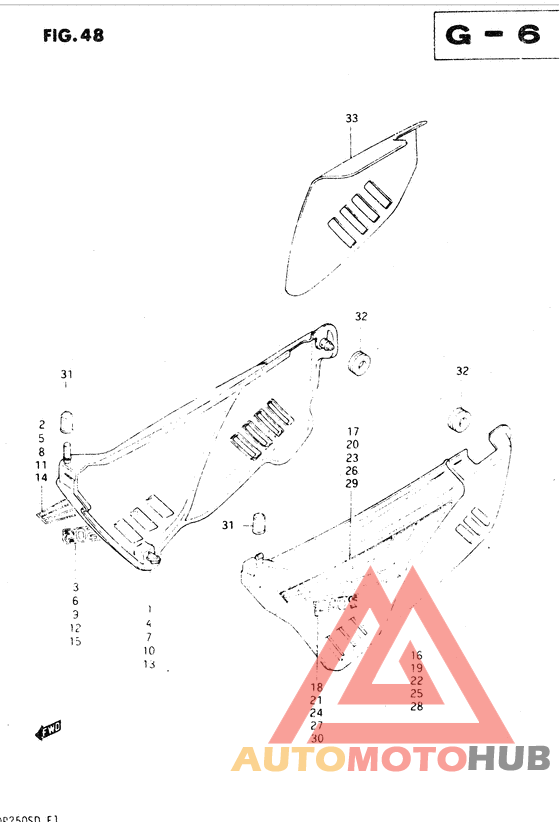 Обтекатель задний