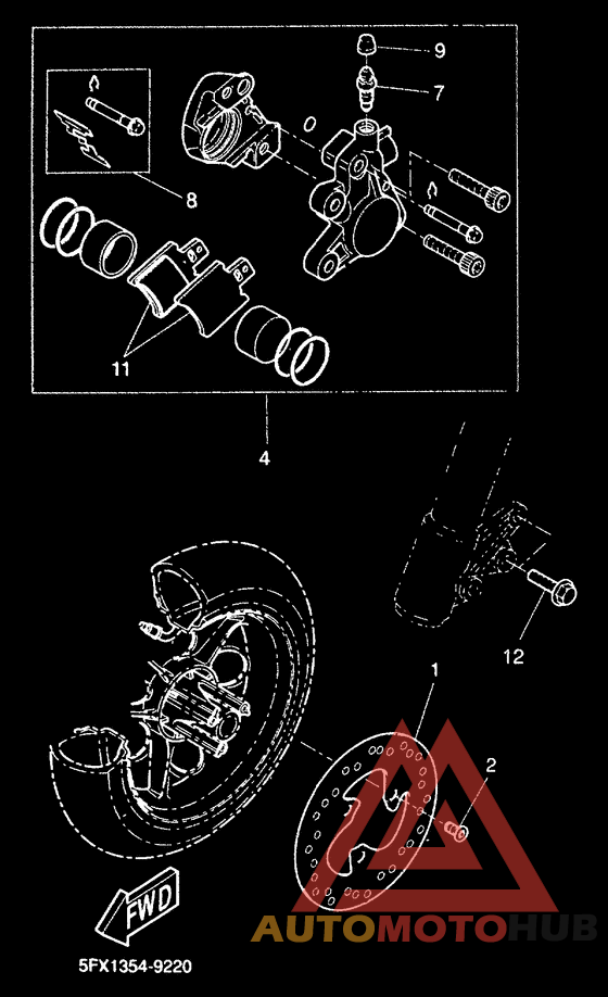Передний суппорт