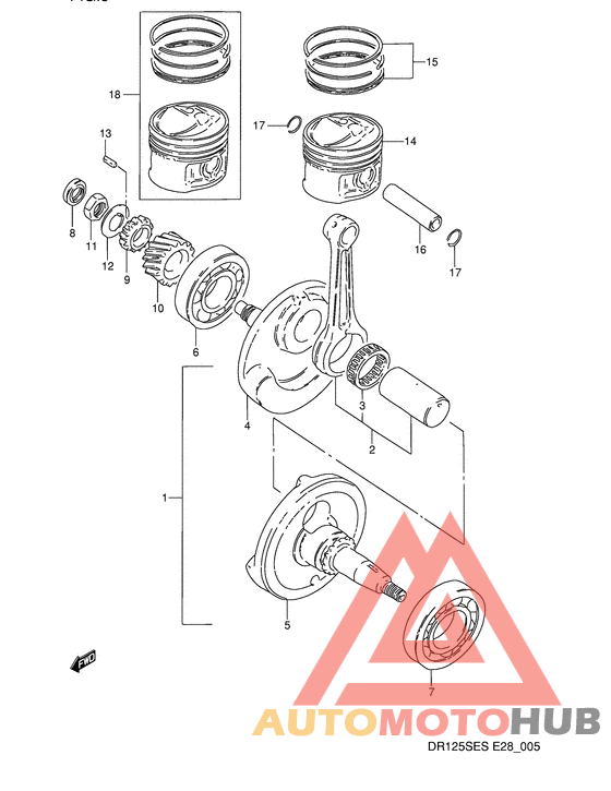 Вал коленчатый