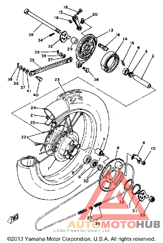 Переднее колесо