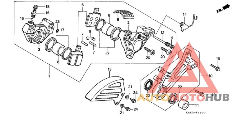 Задний суппорт
