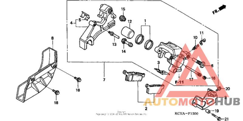 Задний суппорт