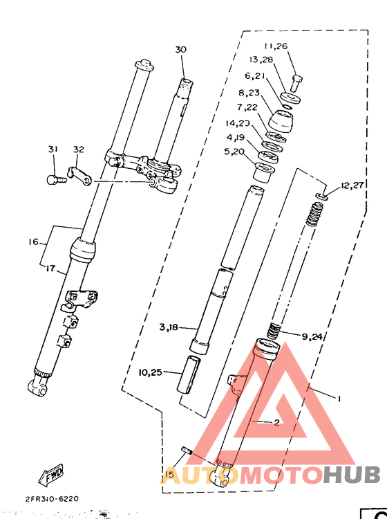 Передняя вилка