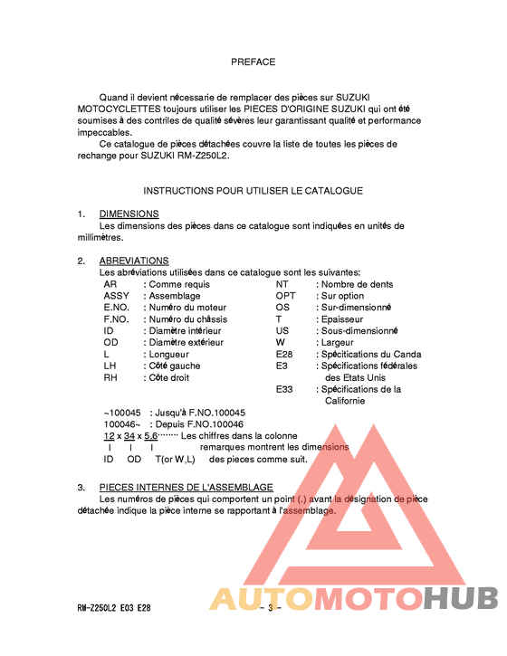 Catalog preface