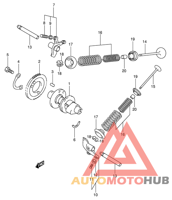 Распредвал / клапан