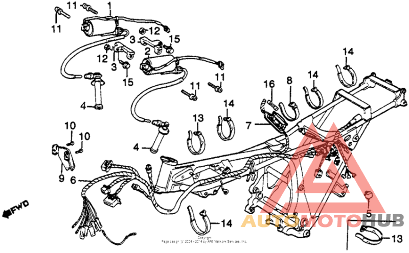 Wire harness + ignition coil