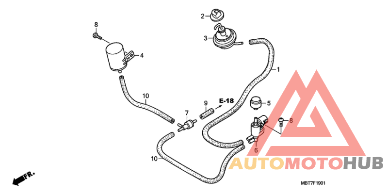 Bypass control solenoid valve