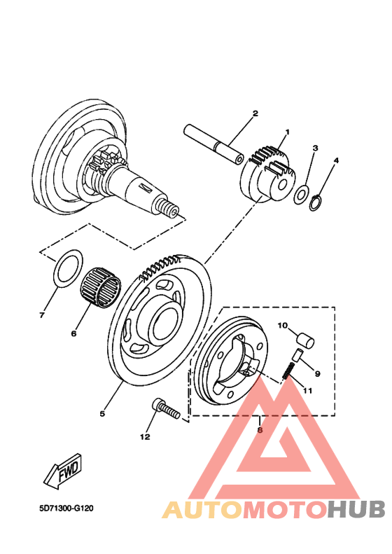 Муфта стартера