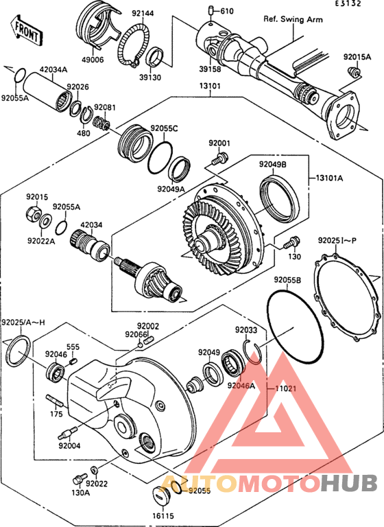 Drive shaft/final gear(1/2)