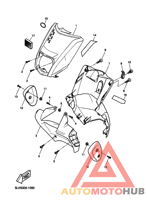 Щиток облицовочный