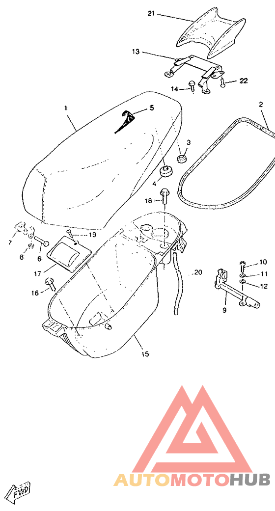 Selle. porte -bagages