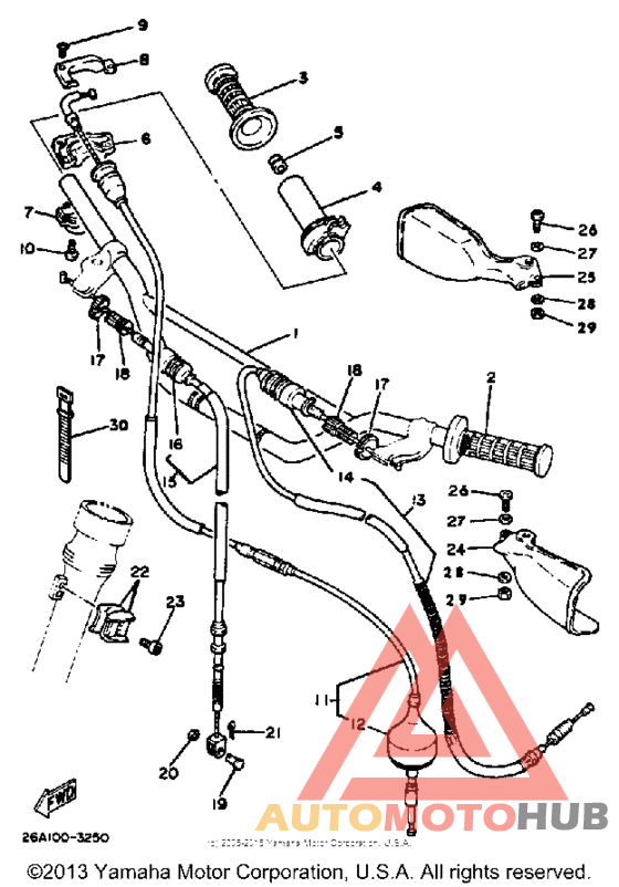 Руль -тросы