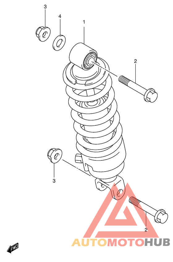 Задние амортизаторы