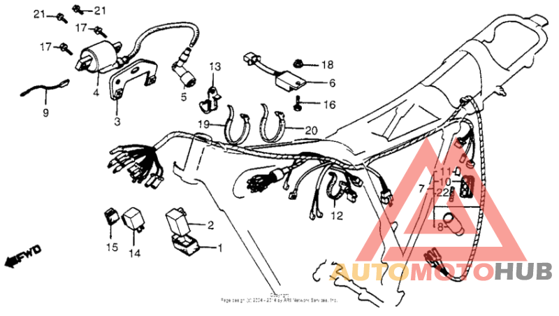 Wire harness + ignition coil