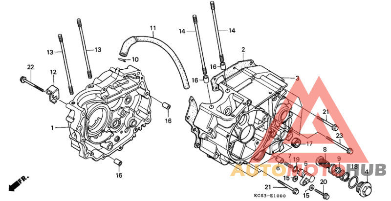 Картер двигателя