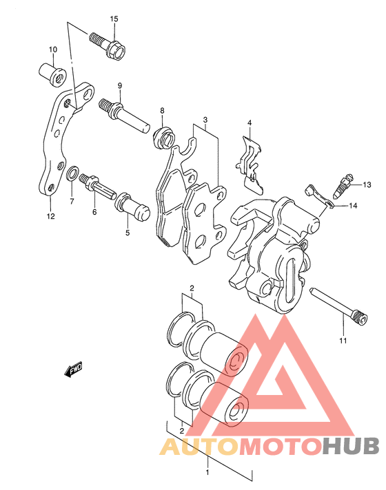 Передний суппорт