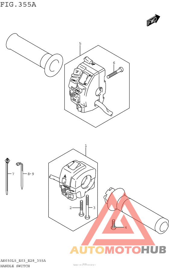 Handle Switch (An650L5 E03)
