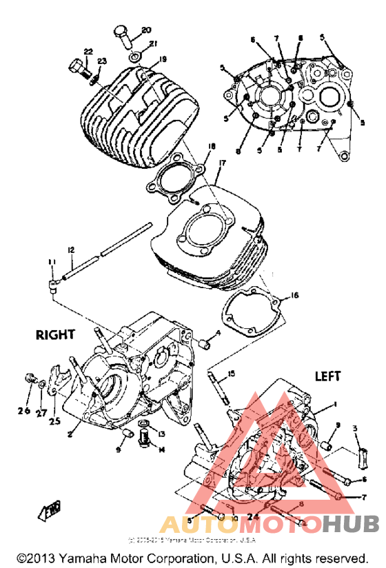 Crankcase cylinder