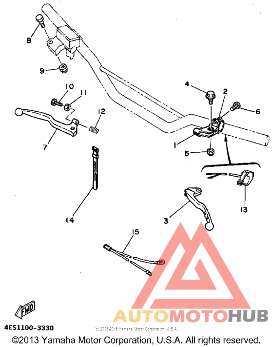 Handle switch - lever