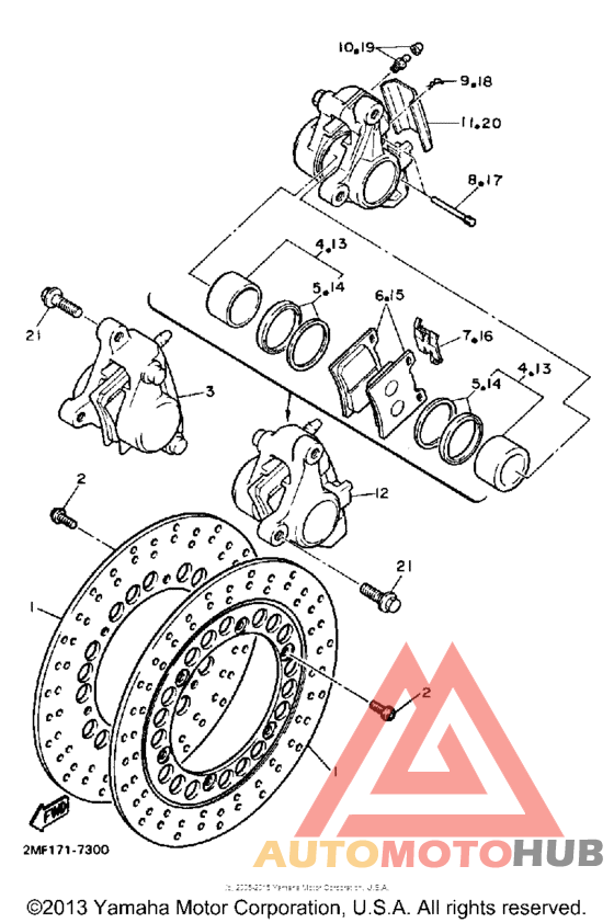 Передний суппорт