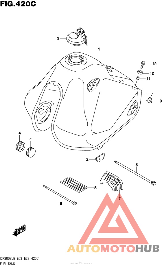 Fuel Tank (Dr200Sl5 E33)