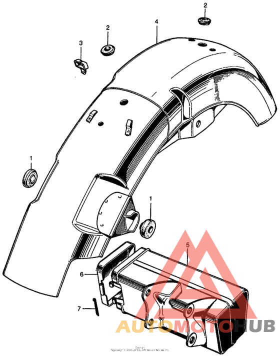 Rear fender + tool box