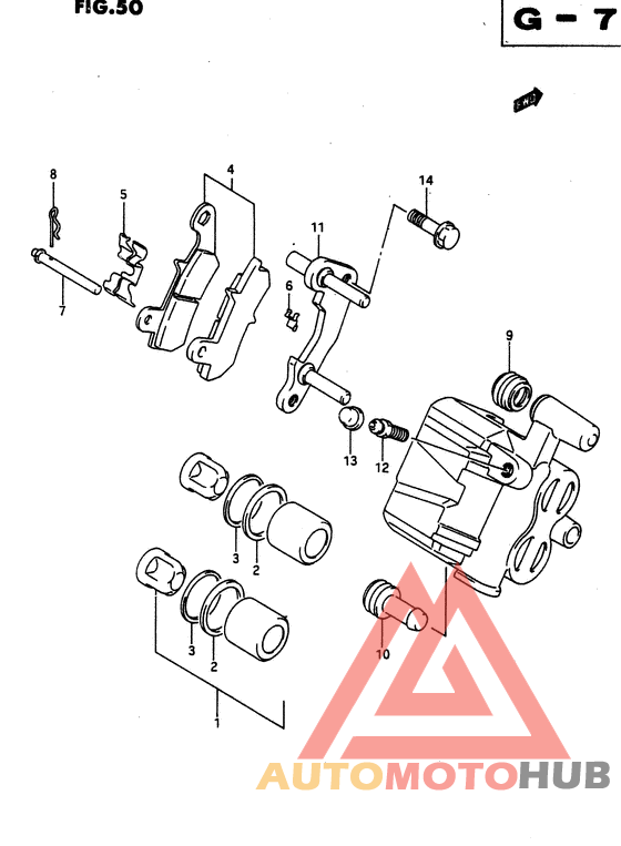 Задний суппорт