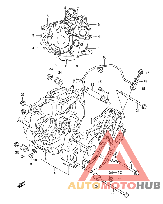 Картер двигателя