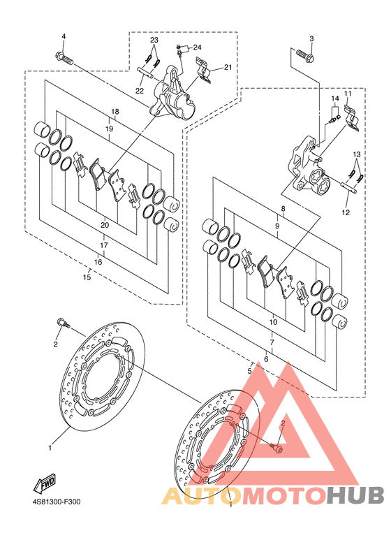 Передний суппорт