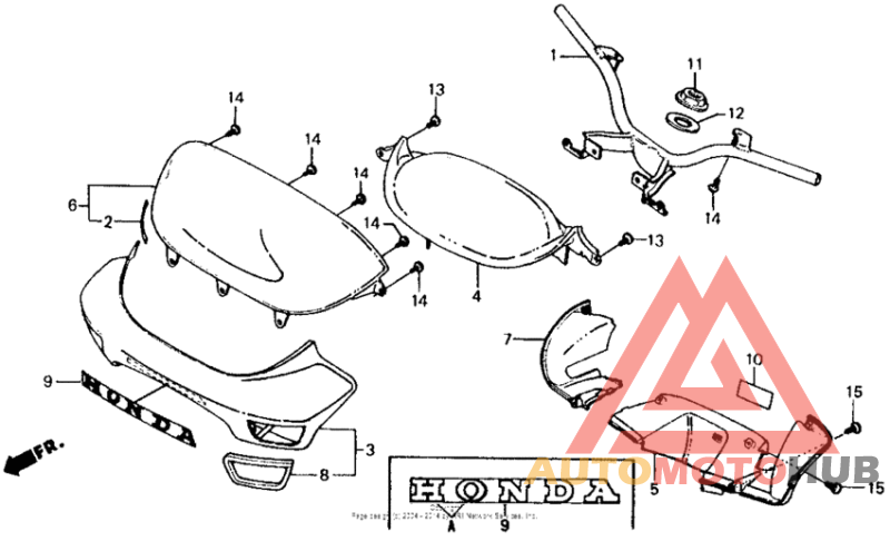 Ch150 handle cover 87