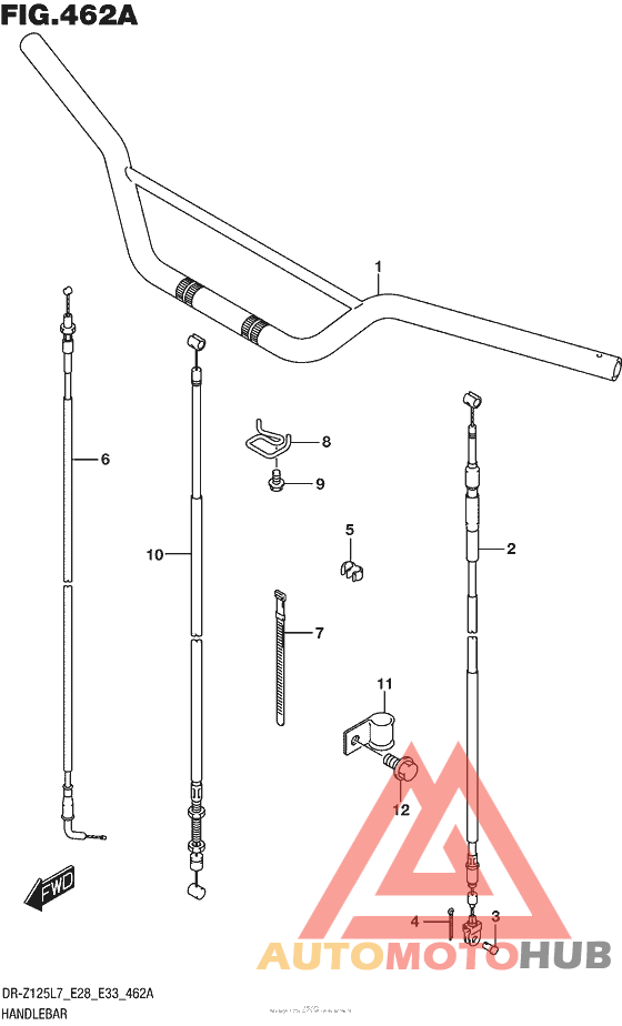 Handlebar (Dr-Z125 E28)