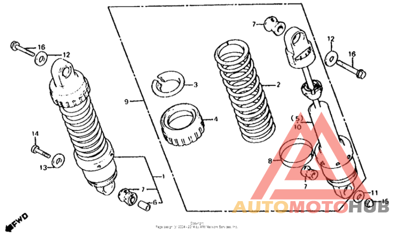 Задние амортизаторы