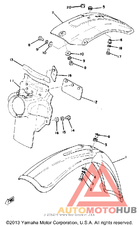 Front fender - rear fender