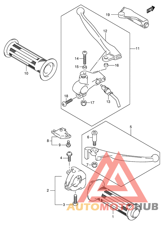 Рулевой рычаг