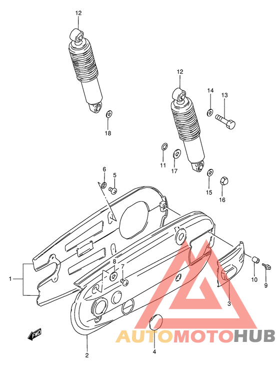 Кожух цепной передачи