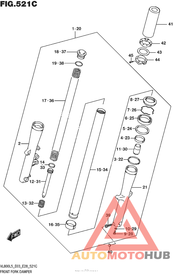 Front Fork Damper (Vl800Tl5 E03)