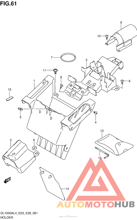 Holder (Dl1000Al4 E33)