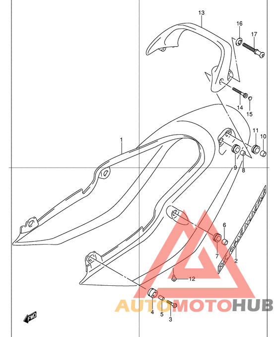 Обтекатель сидения