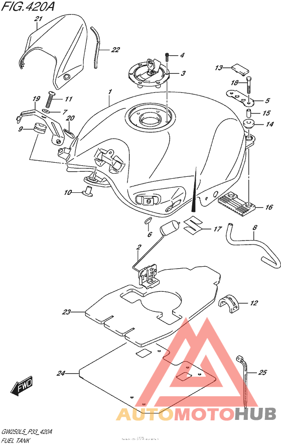Fuel Tank (Gw250L5 P33)