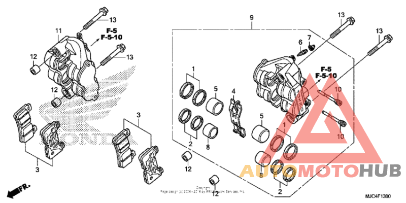 Передний суппорт
