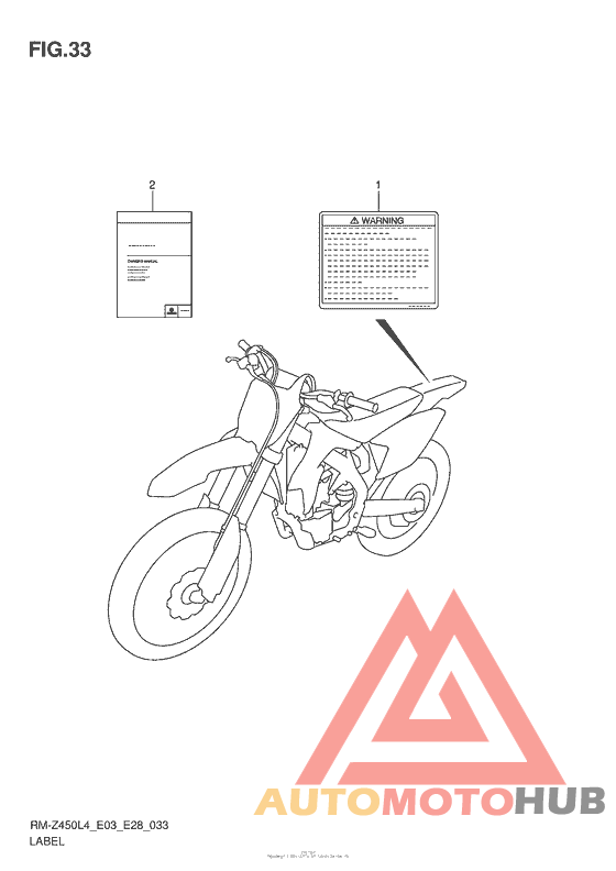 Label (Rm-Z450L4 E28)