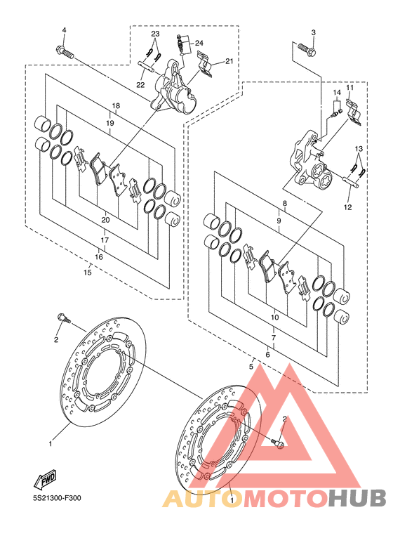 Передний суппорт