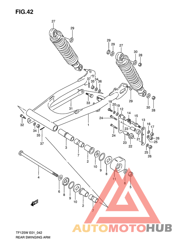 Маятник задний