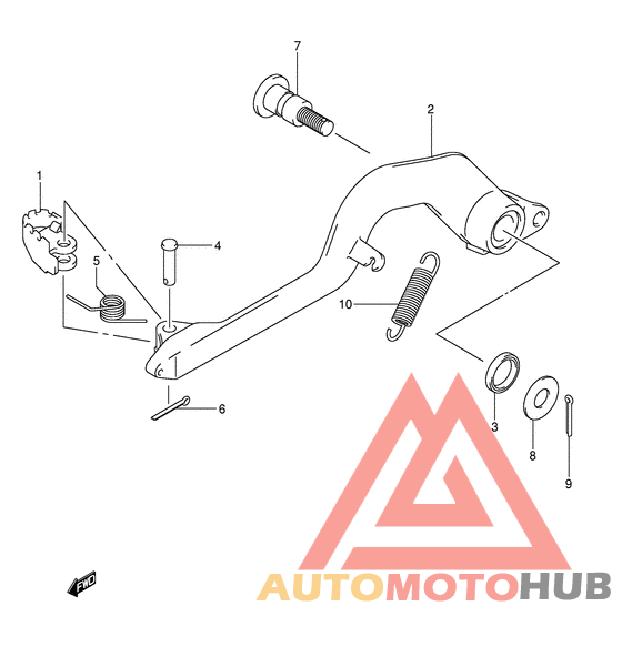 Передний суппорт