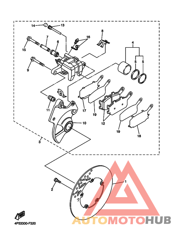 Задний суппорт